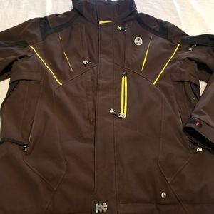 Spyder Ski Jacket Men's size L brown